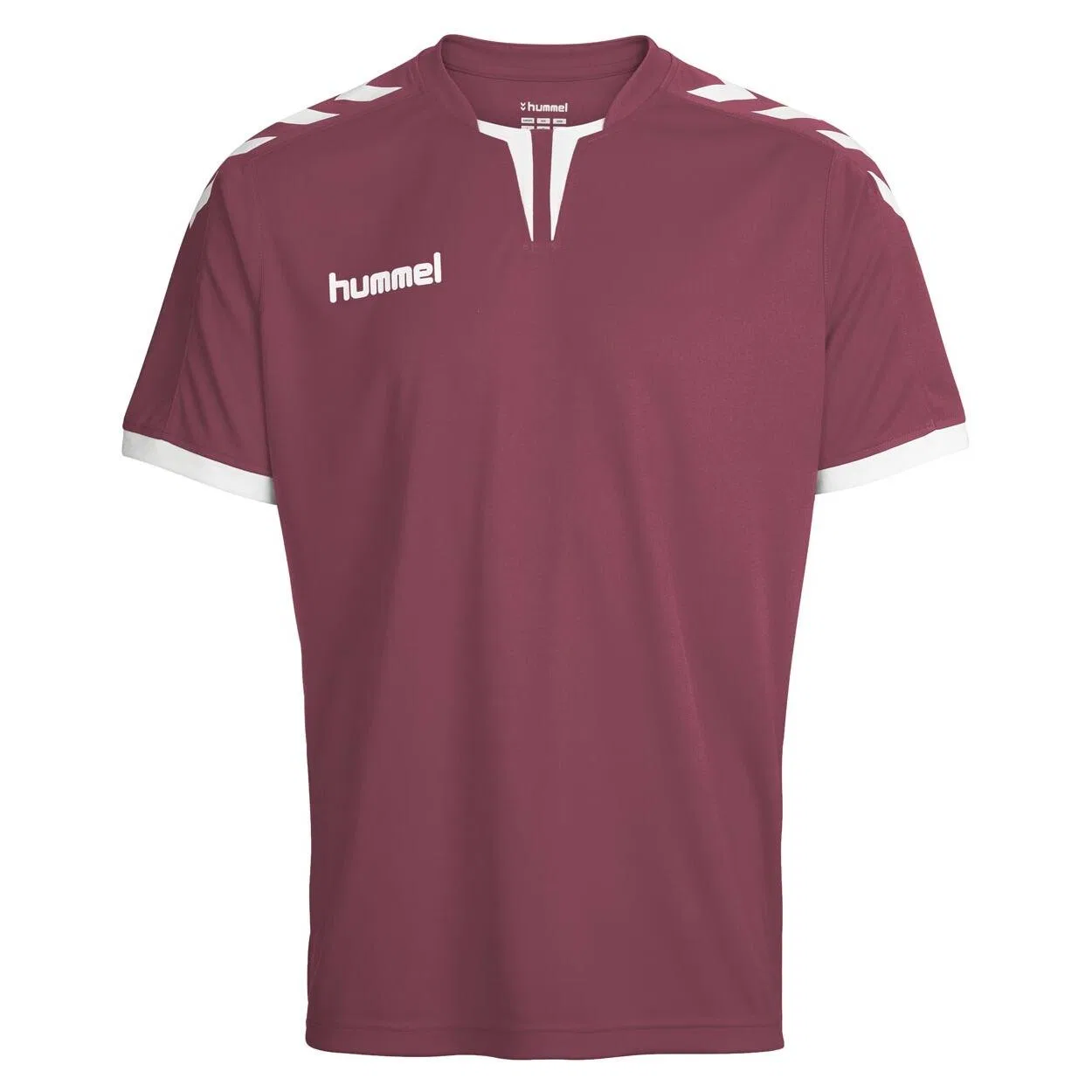 Детская футболка Hummel Trikot Core SS Poly Jersey, Цвет ROT / Braun — фото 3