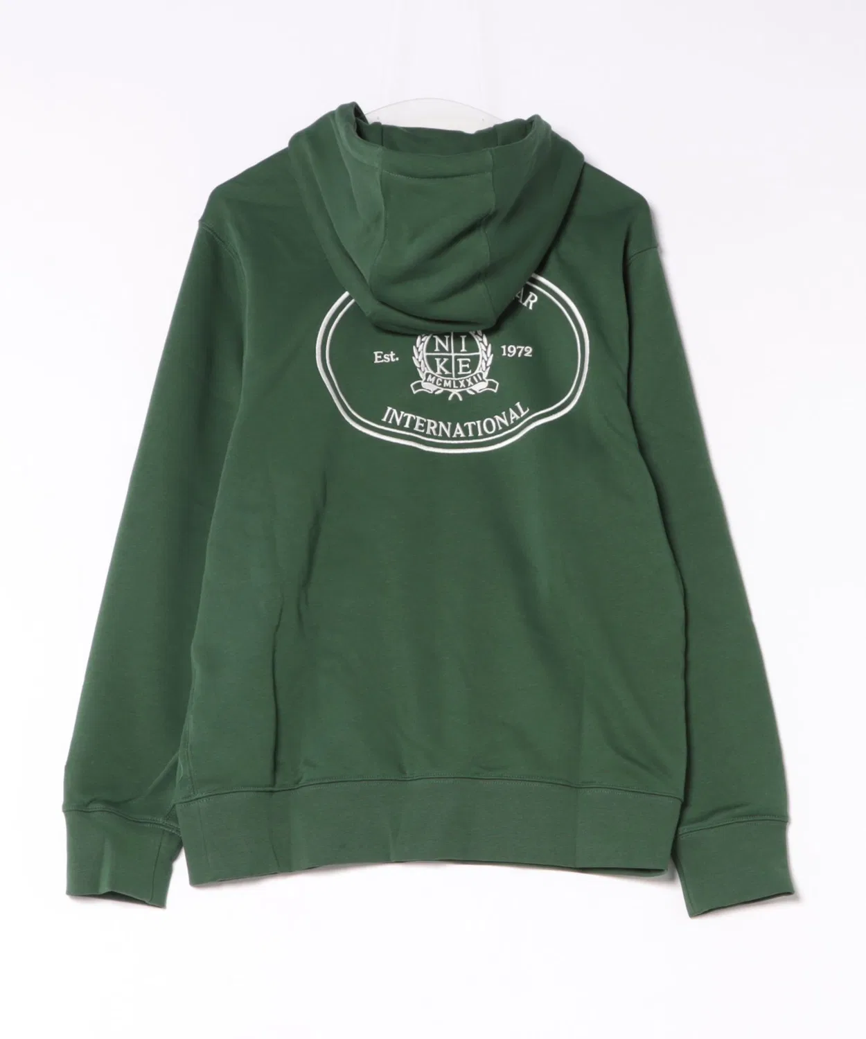 Мужской худи из футера Nike Club Fleece, с принтом, Green — фото 2