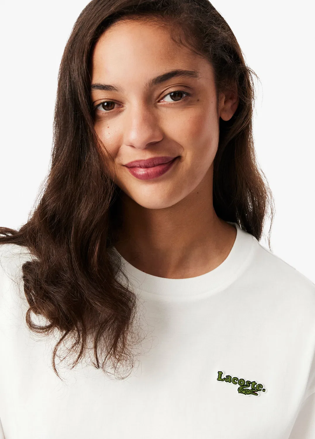Футболка Lacoste Relaxed Fit, белый — фото 3