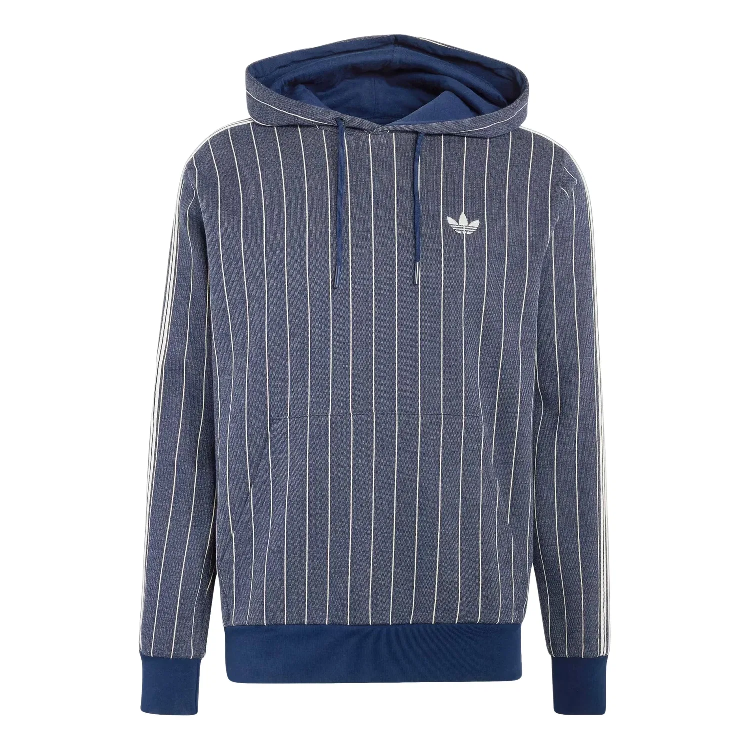 Мужское худи с принтом Pinstripes Adidas, синий