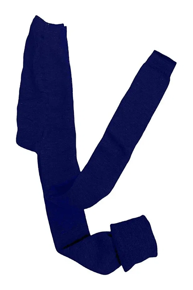 Детские леггинсы для девочек махровые Ervanur, Navy Blue