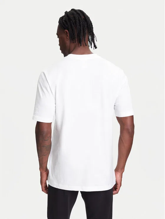 Футболка regular fit Essentials Small Logo Adidas, белый — фото 3