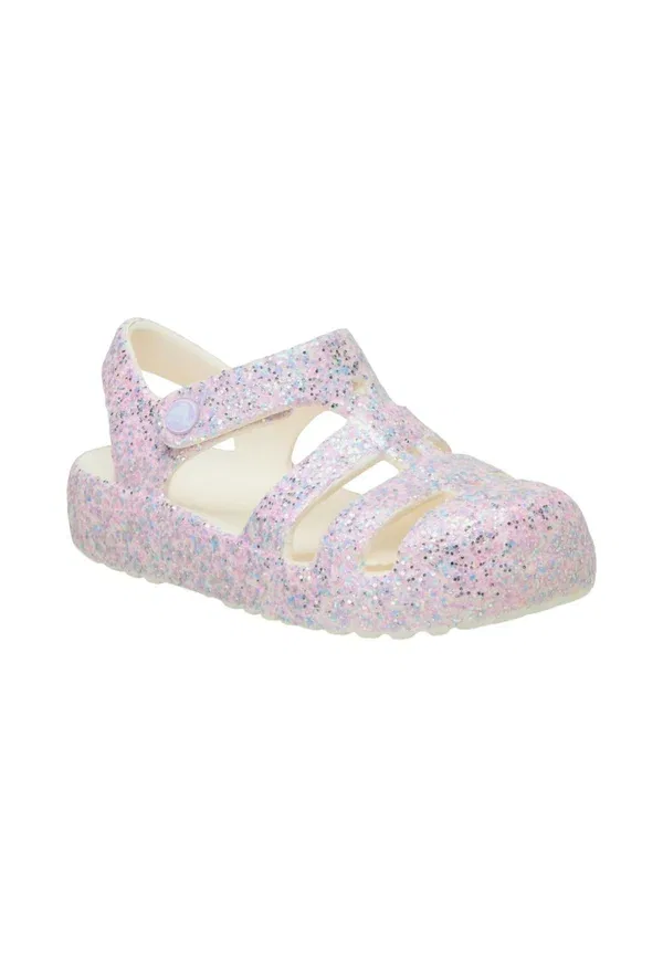 Блестящие детские туфли Fisher T-col Owv Crocs, розовый — фото 2