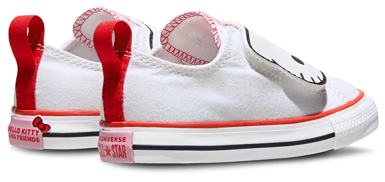 Кроссовки для девочек CTAS One Strap Hello Kitty Converse, цвет White/Multi — фото 3