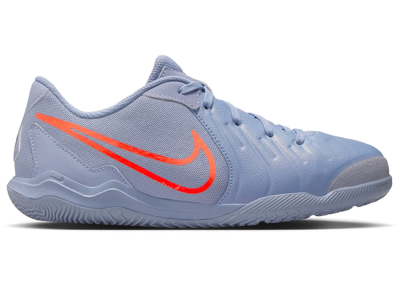 Детские кроссовки для футзала с синтетическим верхом Nike Tiempo Legend 10 Academy IC Scary Good Pack, Blue Eclipse/Black