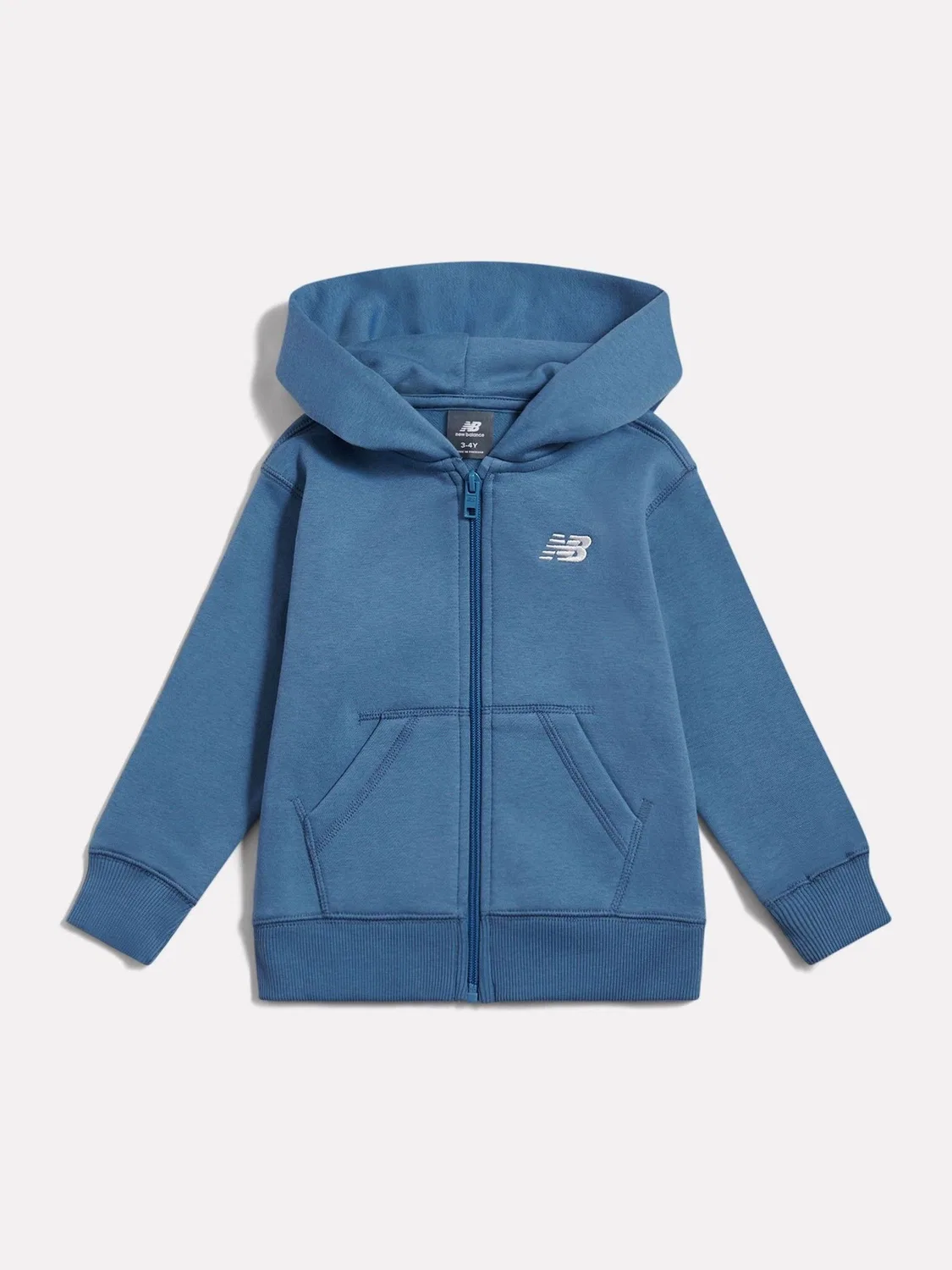 Худи на молнии New Balance, синий
