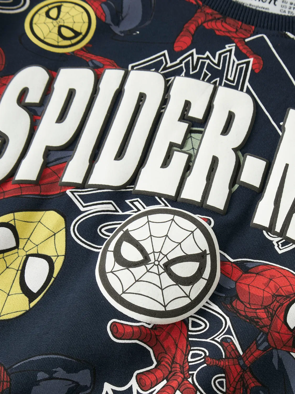 Толстовка Name It NMMJACCO SPIDER темно-синего цвета — фото 3