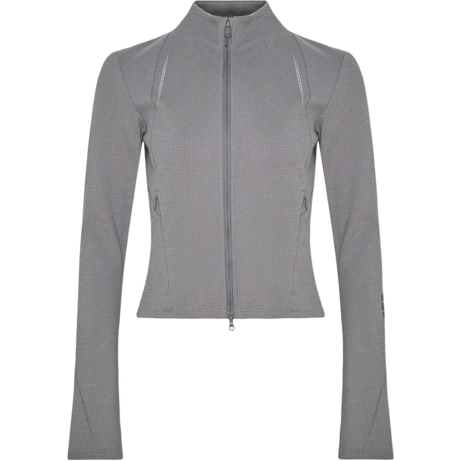 Женская куртка с воротником-стойкой Stand Collar, Adidas, Gray