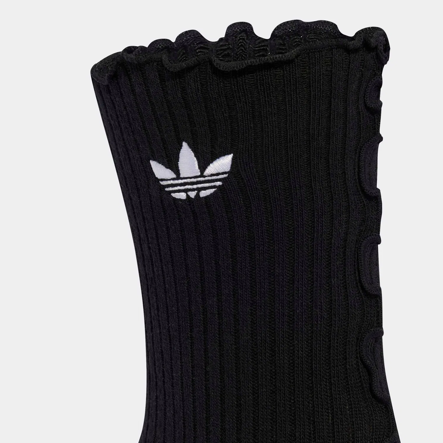 Женские спортивные носки с рюшами Adidas Originals, Black/White — фото 4