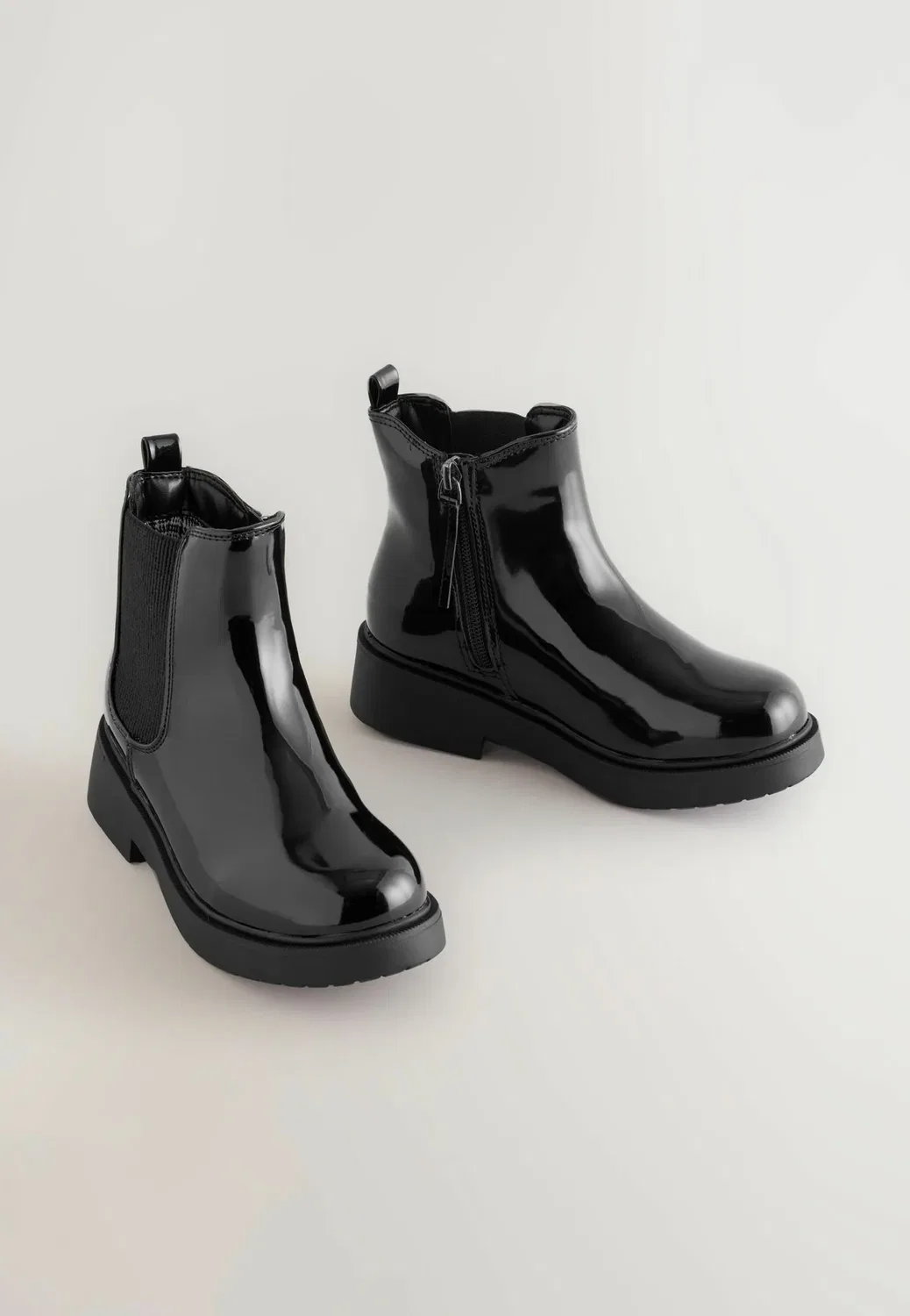 Ботильоны «Челси» - классические ботильоны Next, Black Patent — фото 2