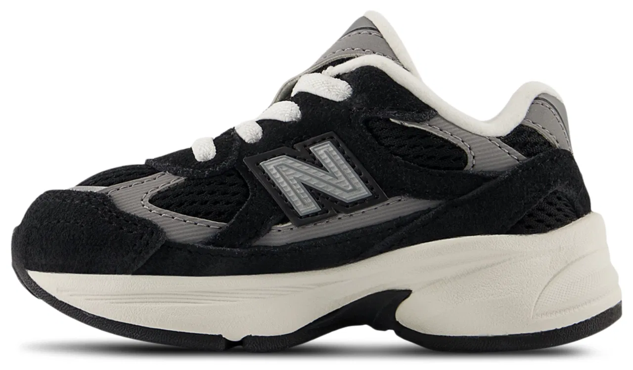 Кроссовки для девочек 2010 New Balance, белый/черный — фото 2