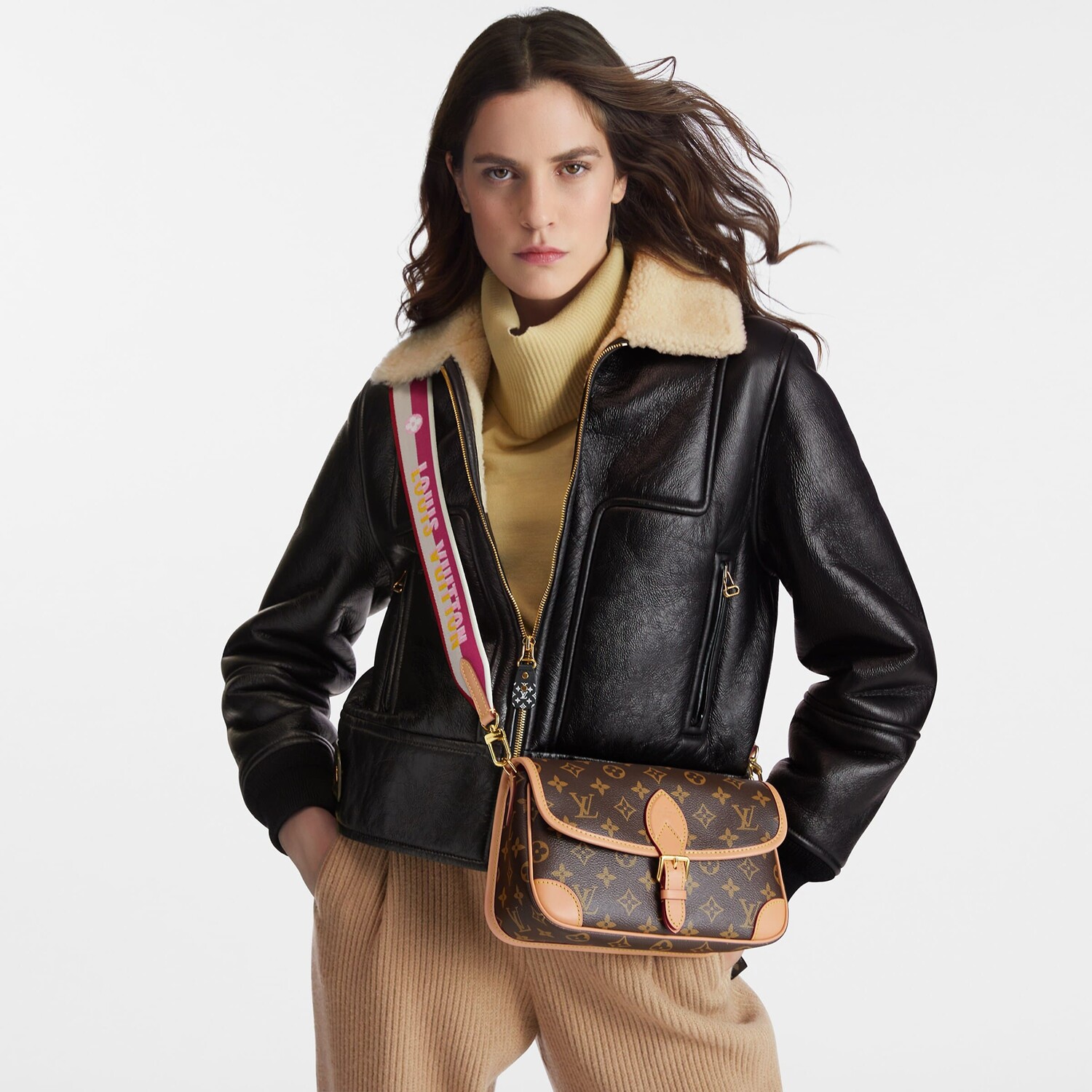 

Сумка Louis Vuitton Diane Monogram, коричневый/фуксия