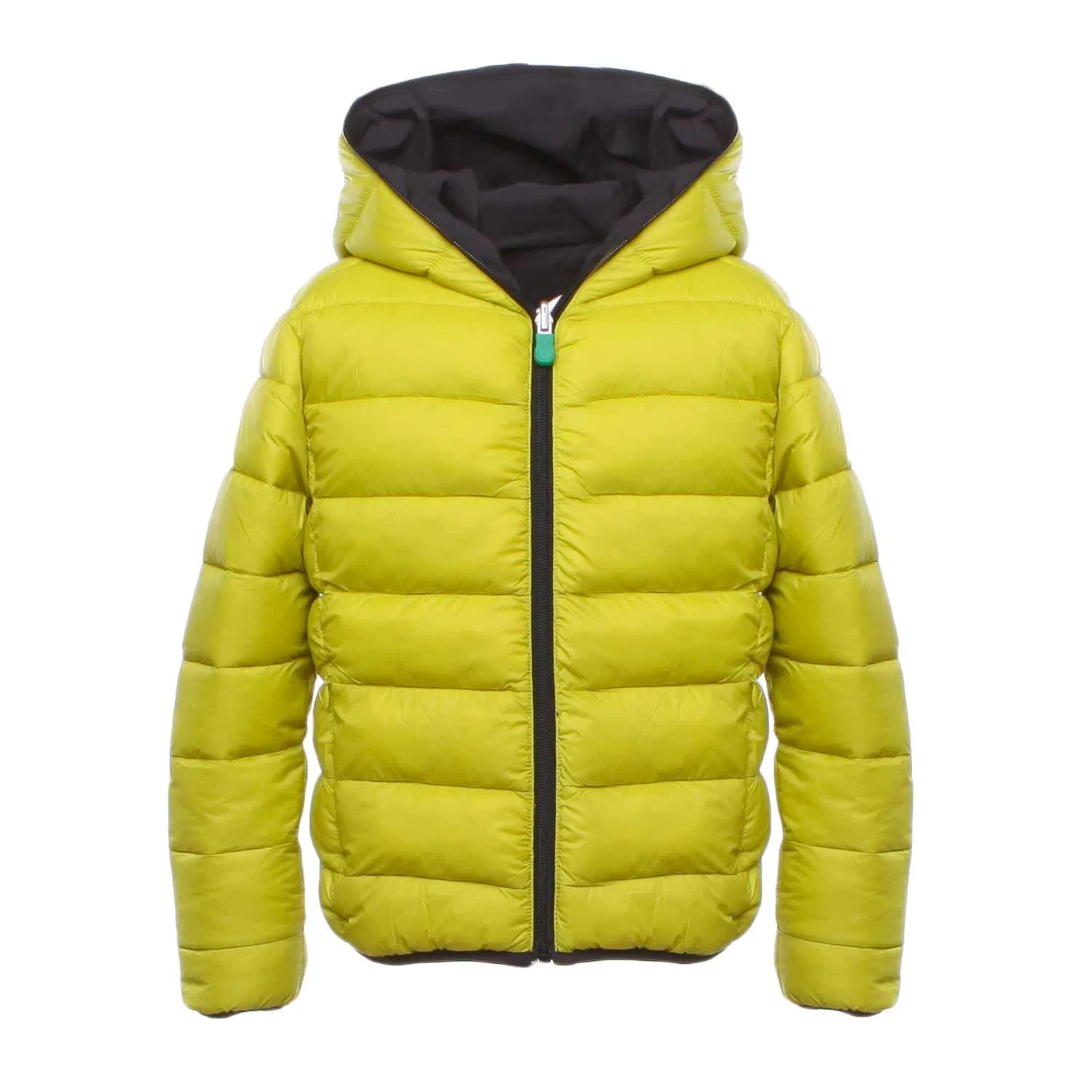 Детская куртка двусторонняя с капюшоном Kids Black Double-Face Down Jacket Save The Duck, Black — фото 3