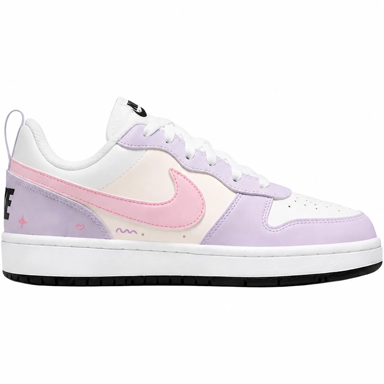 Кроссовки для скейтбординга Court Borough Kids, Nike, Purple — фото 3