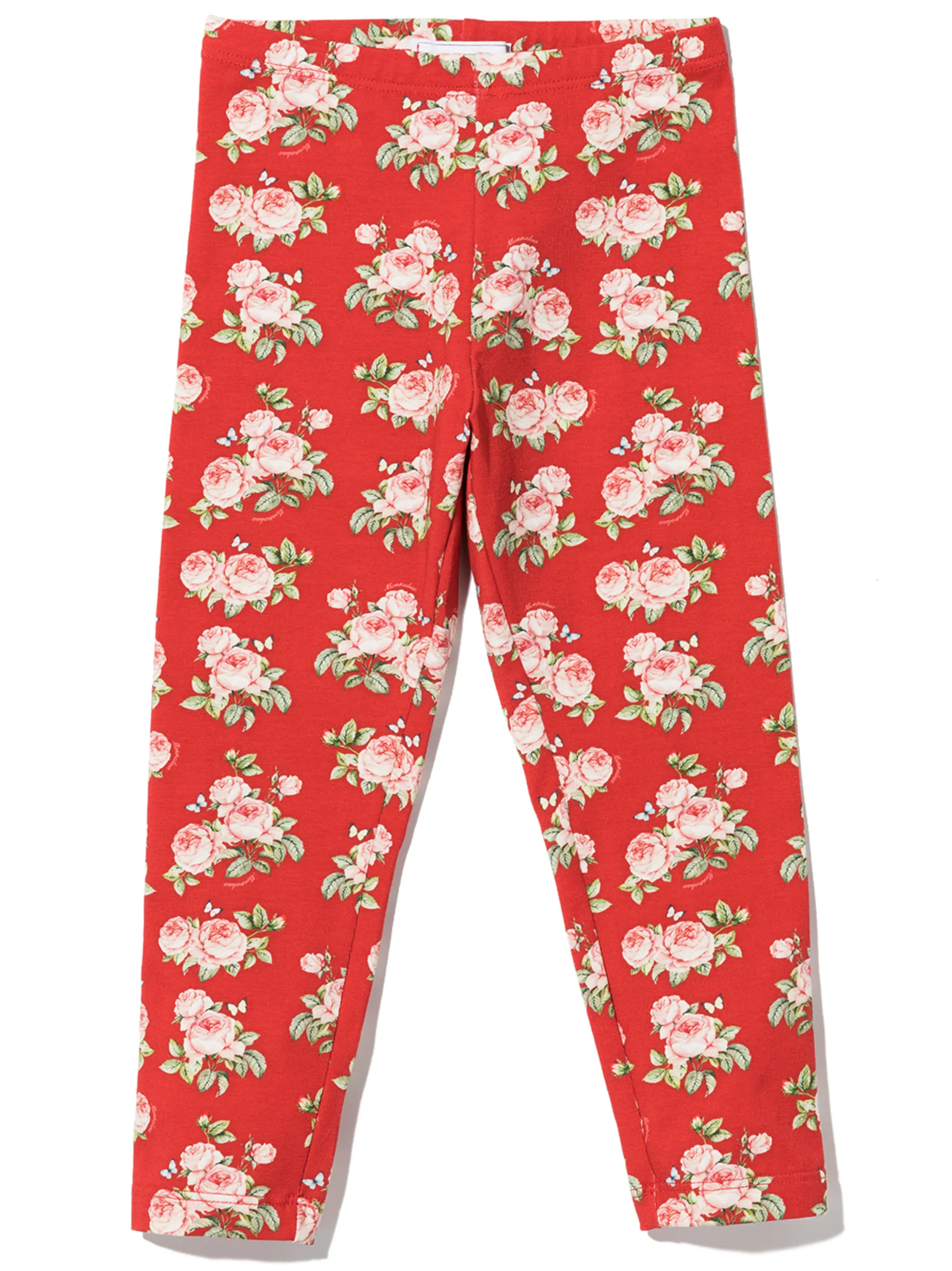 

Легинсы с цветочным принтом Monnalisa, красный