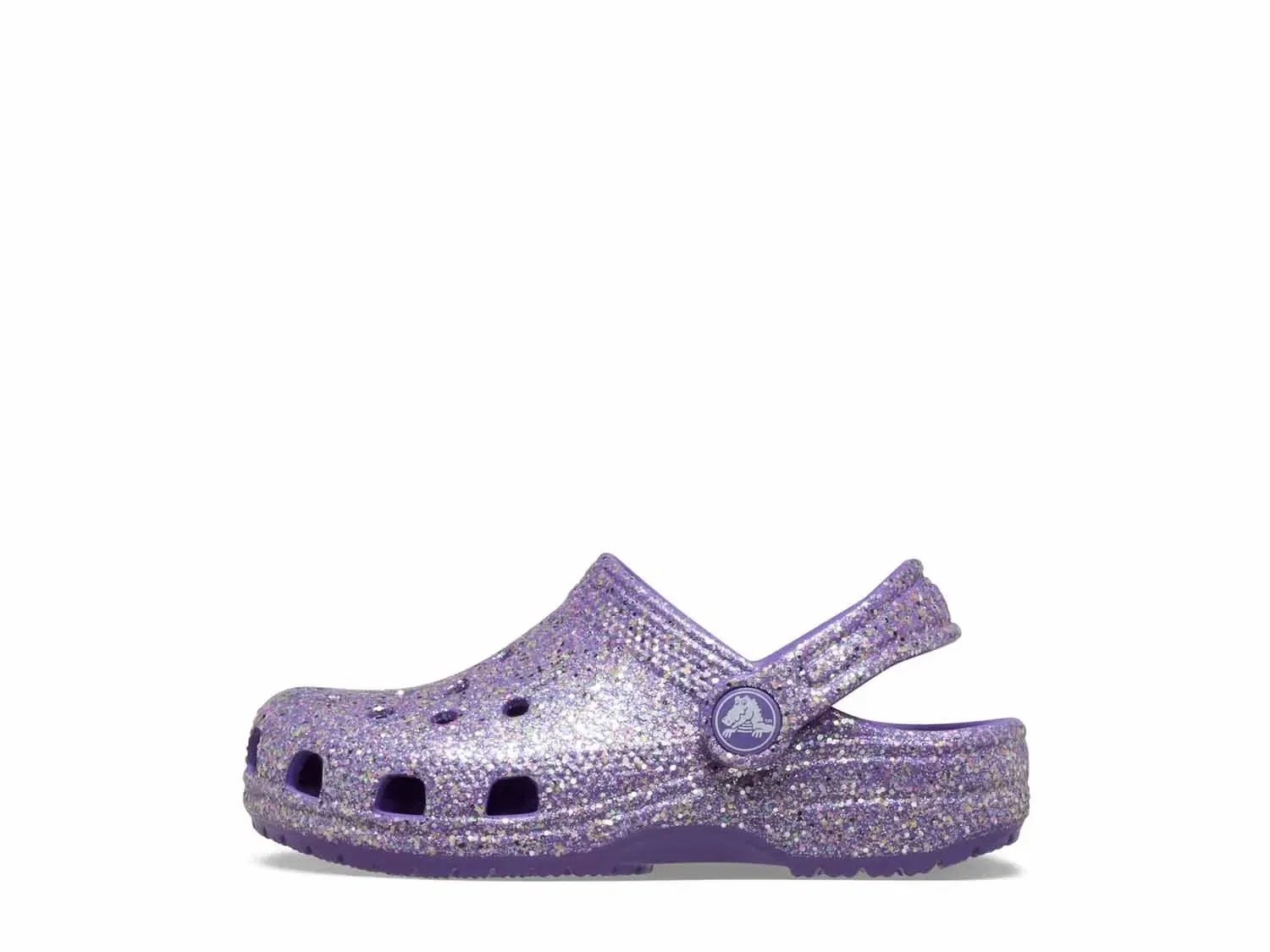 Сабо Classic Fantasy Glitter, Crocs, фиолетовый — фото 2