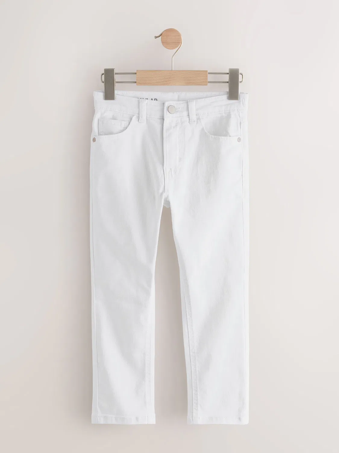 Джинсы классические, Regular Fit Next, белые