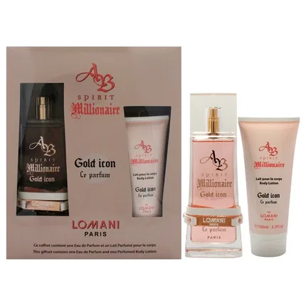 Парфюмерная вода Lomani AB Spirit Millionaire Le Parfum Gold Icon for Women, 100 мл
