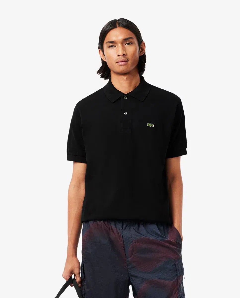 Рубашка с коротким рукавом, Polo Original Corte Clásico, Lacoste, черный