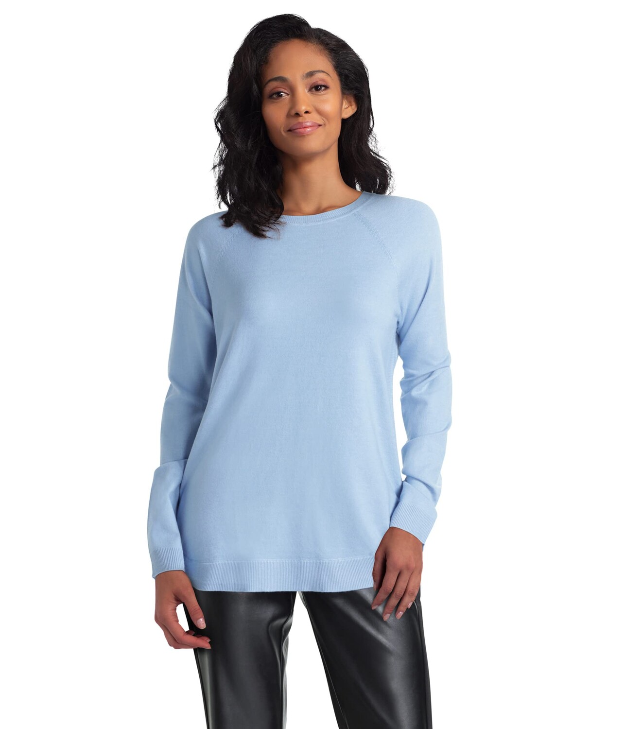 

Свитер H Halston, Long Sleeve Raglan Crew Neck Sweater, Синий, Свитер H Halston, Long Sleeve Raglan Crew Neck Sweater