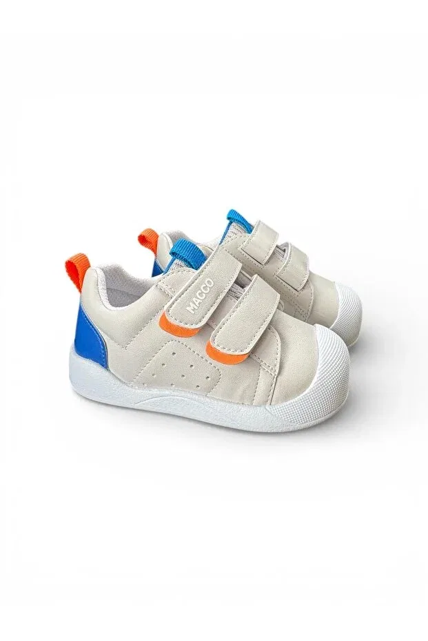 Детские туфли для мальчиков с липучкой Macco Shoes, Gray