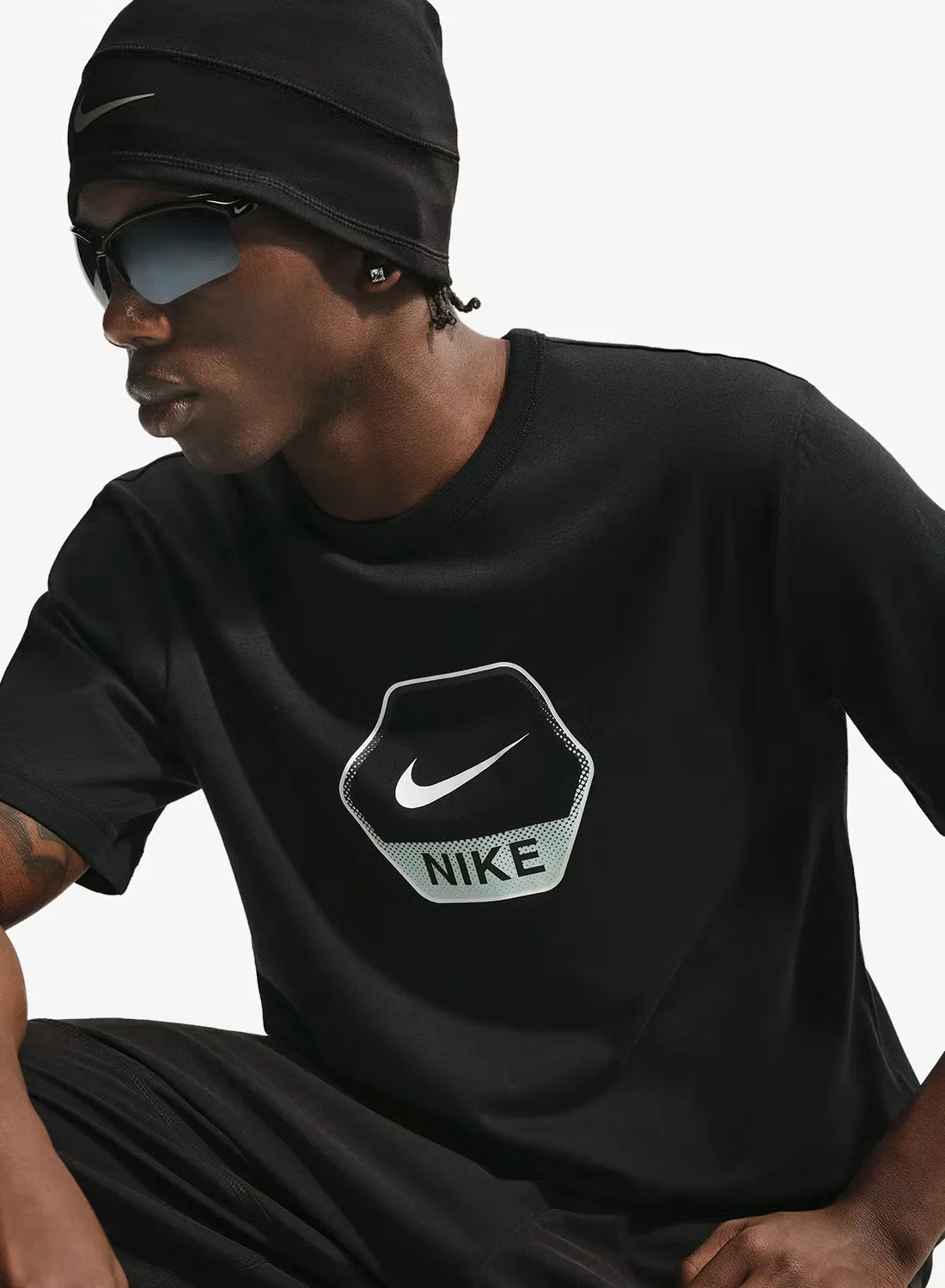 Футболка с принтом Nsw Core Graphic Nike, черный — фото 3