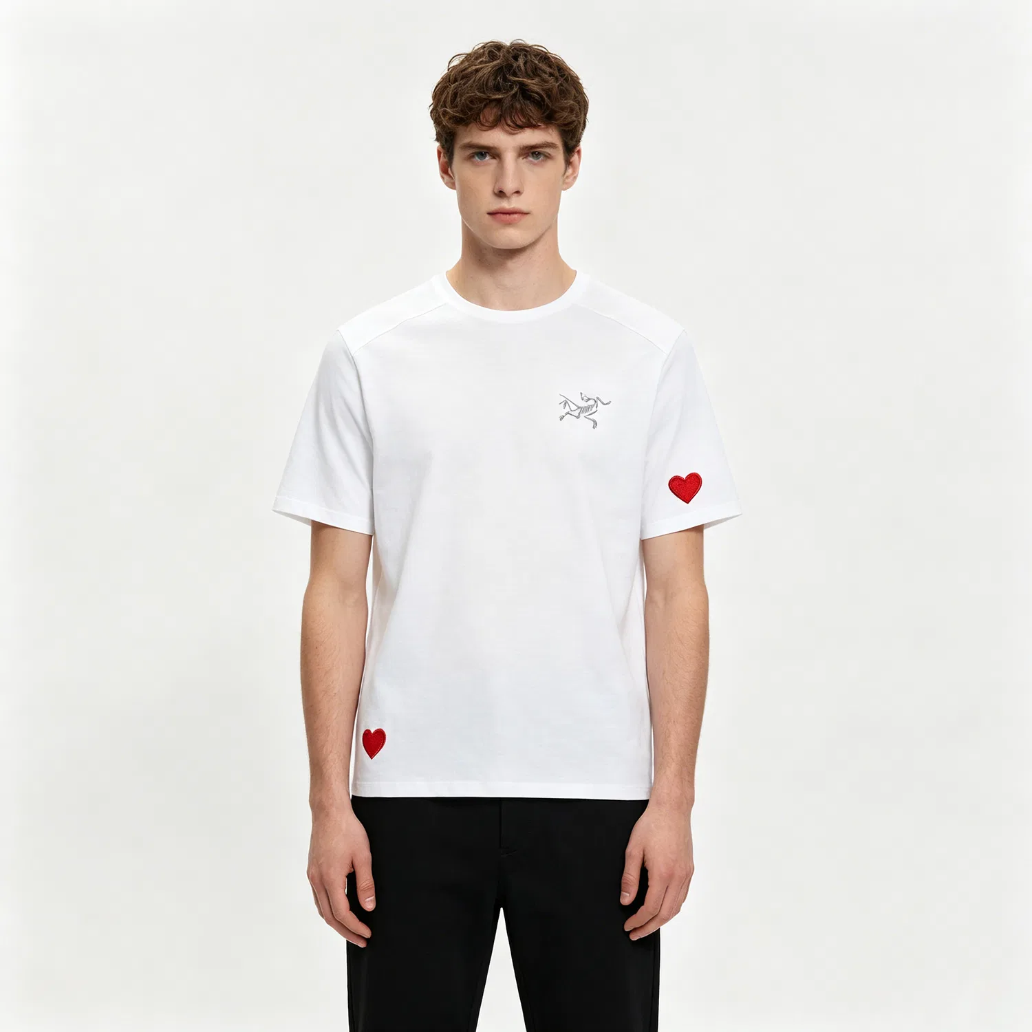 Футболка с круглым вырезом Kragg Unisex, Arcteryx, Ivory White/White Light — фото 3