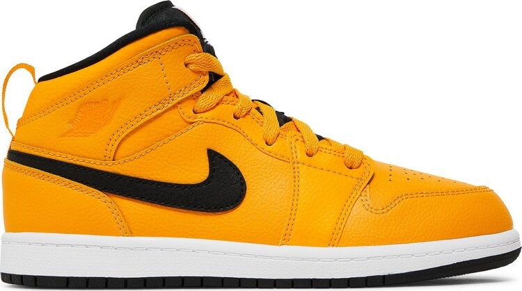 

Кроссовки Air Jordan 1 Mid PS University, желтый, Желтый;оранжевый, Кроссовки Air Jordan 1 Mid PS University, желтый