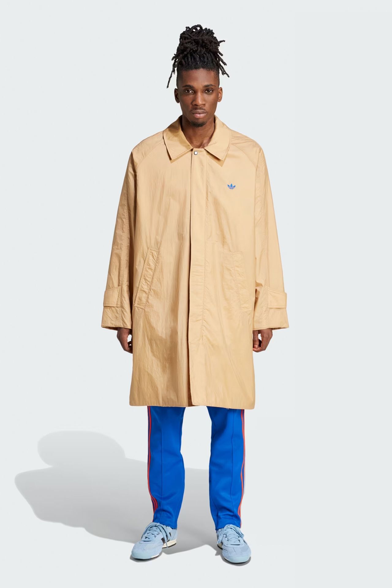 Тренч Adidas Original x wales Bonner Reversible Mac, бежевый — фото 3