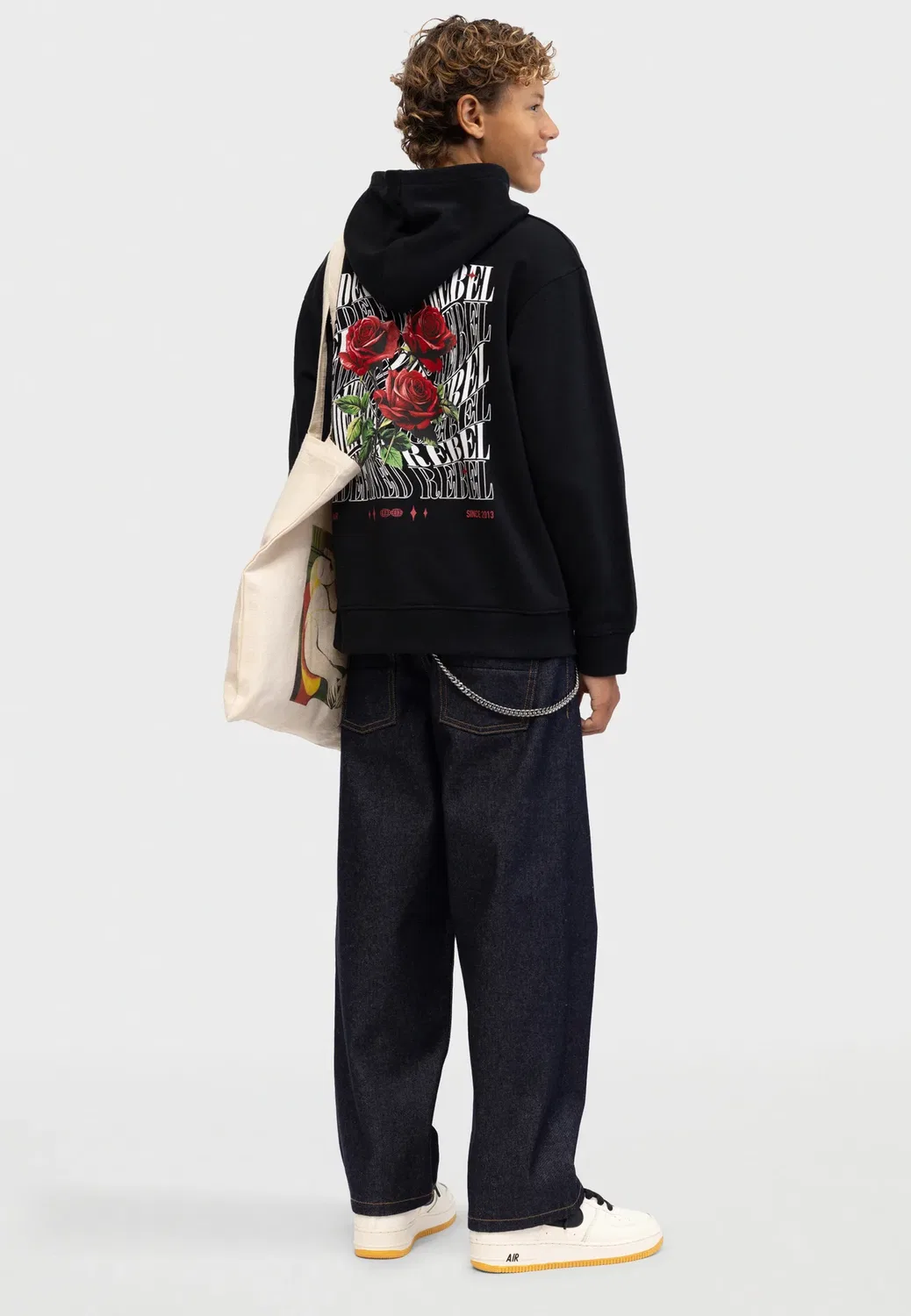 Толстовка Tejones унисекс Redefined Rebel, Black Rose — фото 3