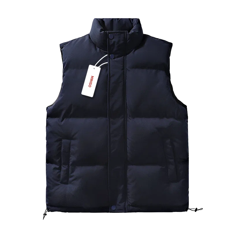 Детский жилет с воротником-стойкой MINISO, Navy Blue
