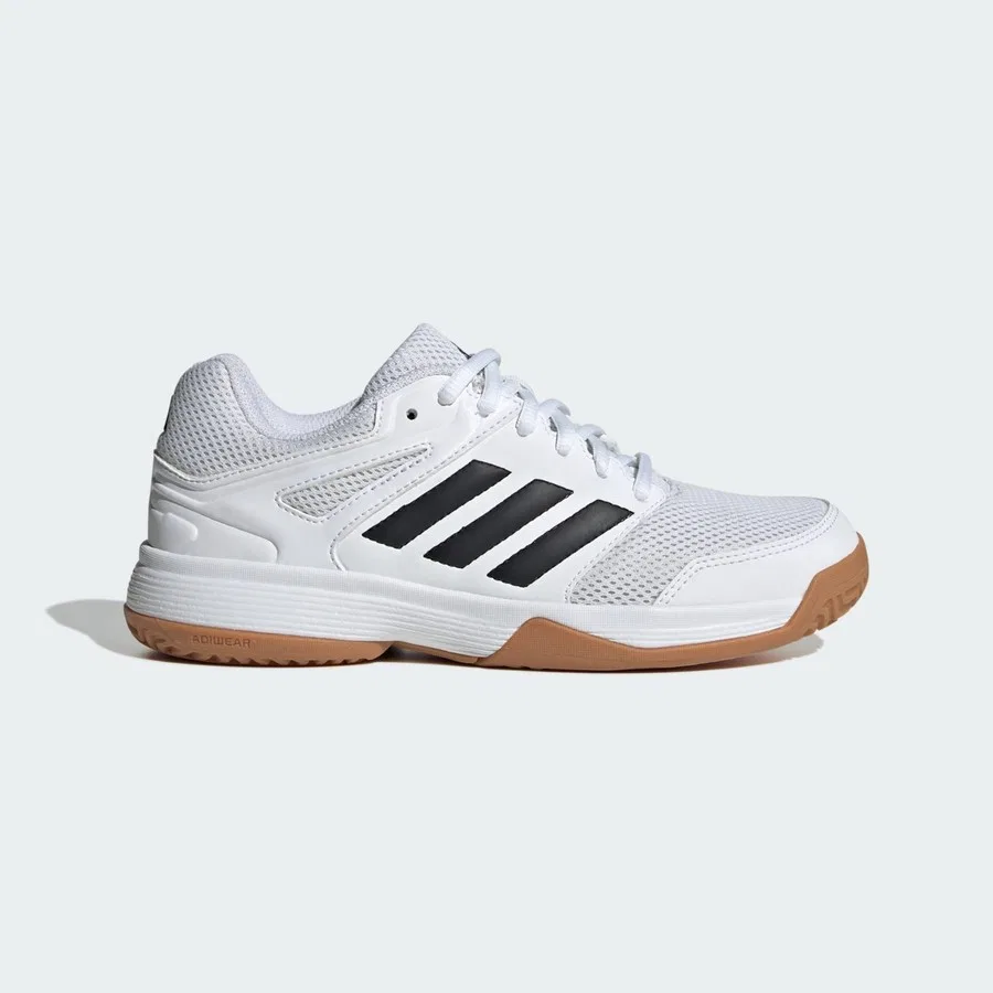 Детские кроссовки для зала с дышащим верхом Speedcourt Indoor adidas, Бело-черный