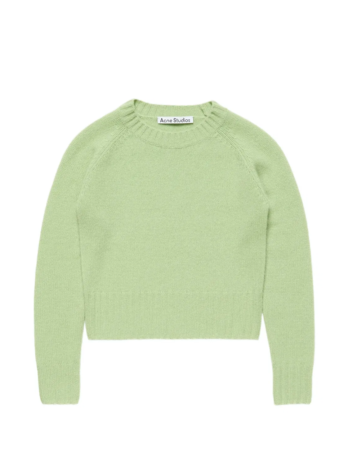 Кашемировый свитер зеленого цвета Acne Studios, зеленый