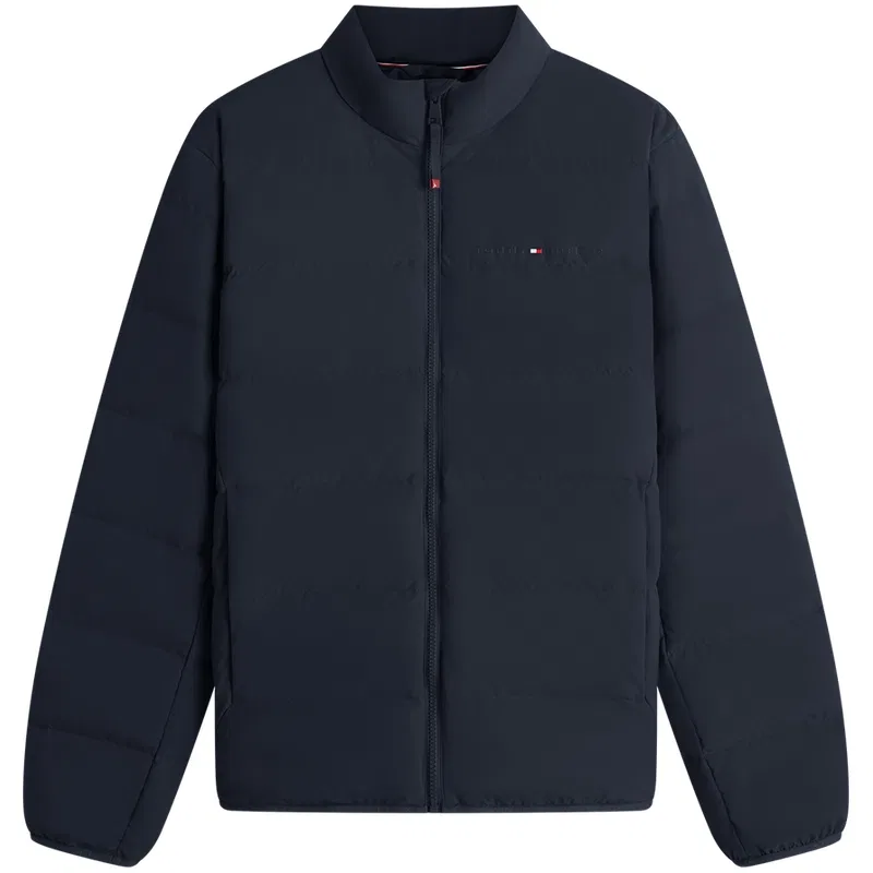 Мужская куртка пуховик с воротником-стойкой Tommy Hilfiger, Navy Blue DW5