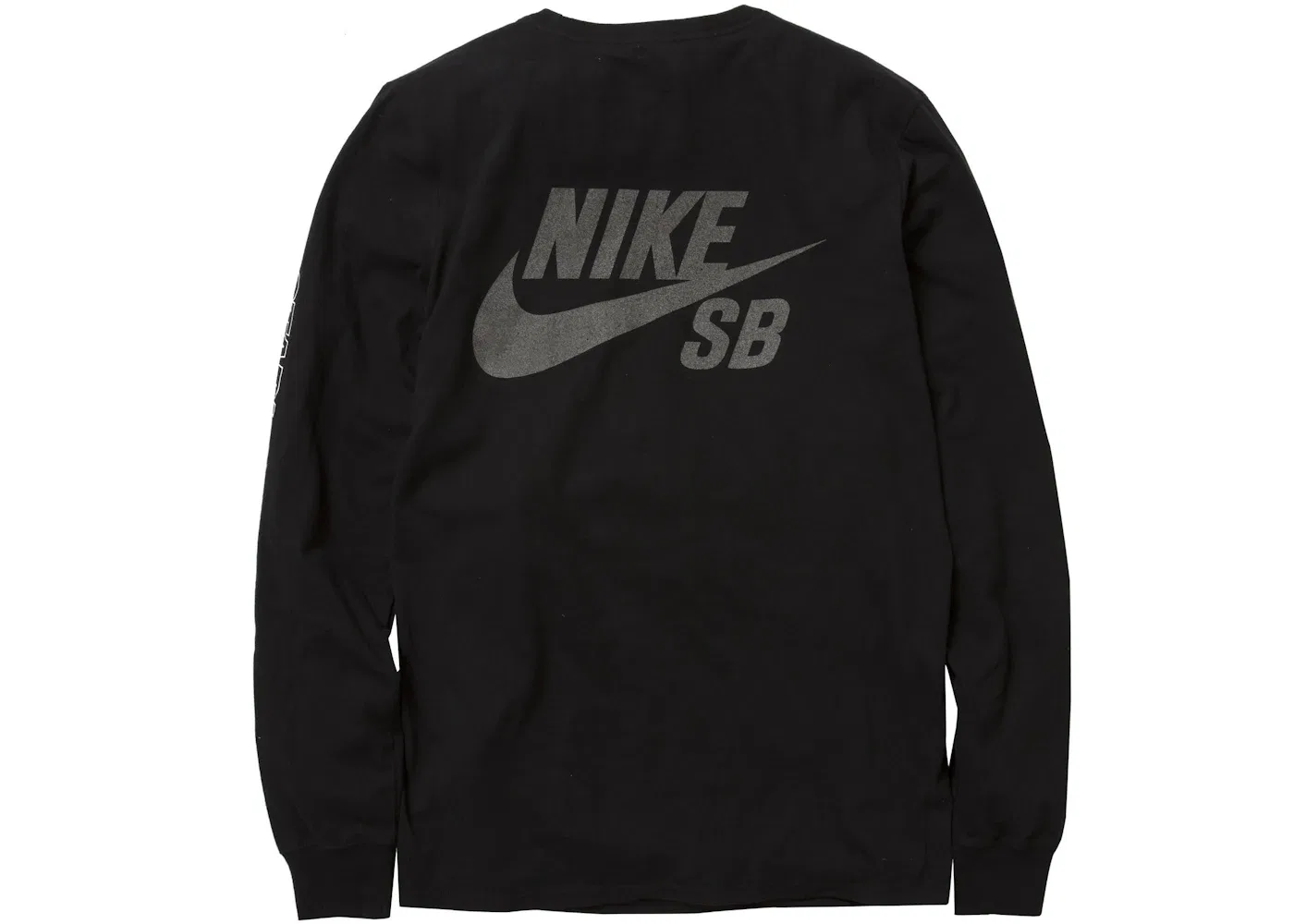 Мужская футболка с длинным рукавом с принтом Nike SB x Staple Panda Pigeon L/S Tee, Black — фото 2