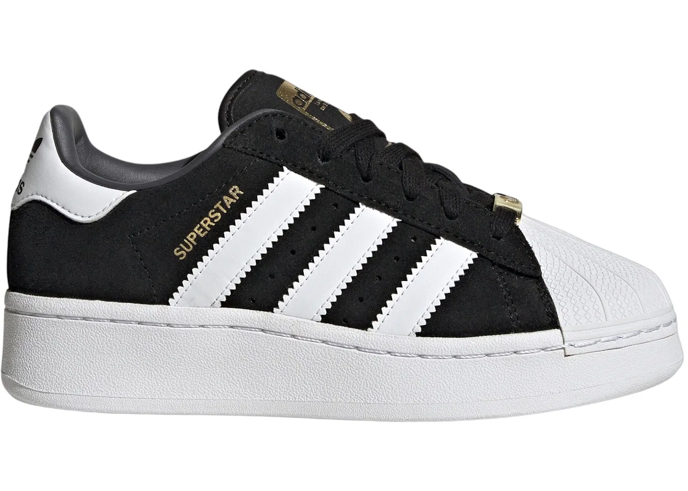 Детские кроссовки Lifestyle Adidas Superstar XLG, Core Black/Cloud White/Grey Five