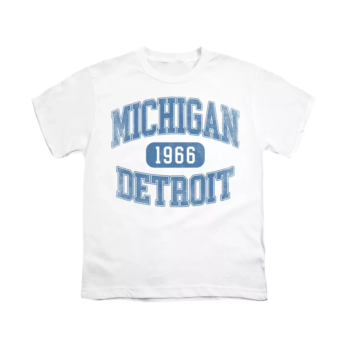 Детская футболка с принтом Detroit Michigan 1966 LOGOVISION, White — фото 2