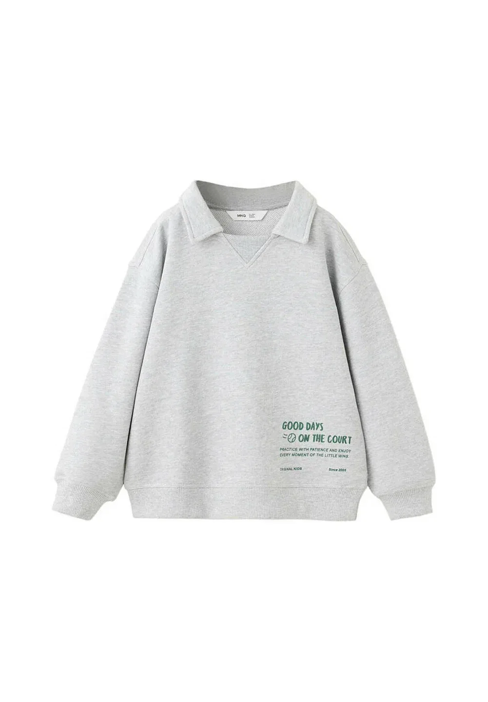 Детская толстовка Mango Kids, Grey