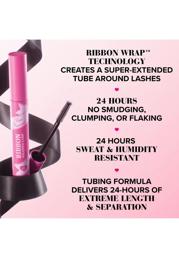 Тушь для ресниц, с эффектом ленточек, Ribbon Wrapped Lash Mascara, Too Faced, Deep Black 8 мл — фото 3