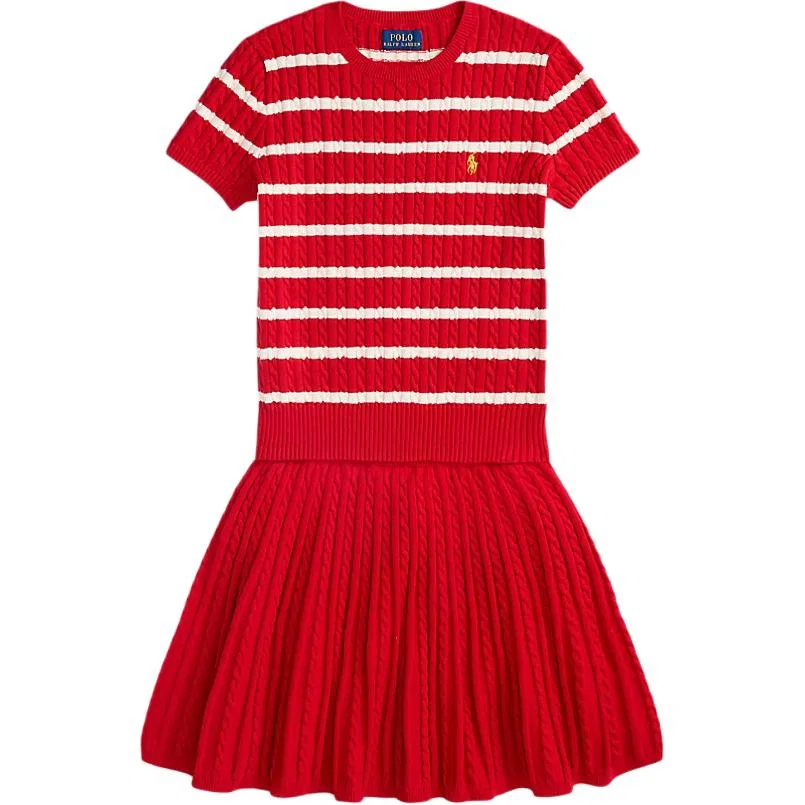 Детский комплект для девочек с юбкой Polo Ralph Lauren, RL Red