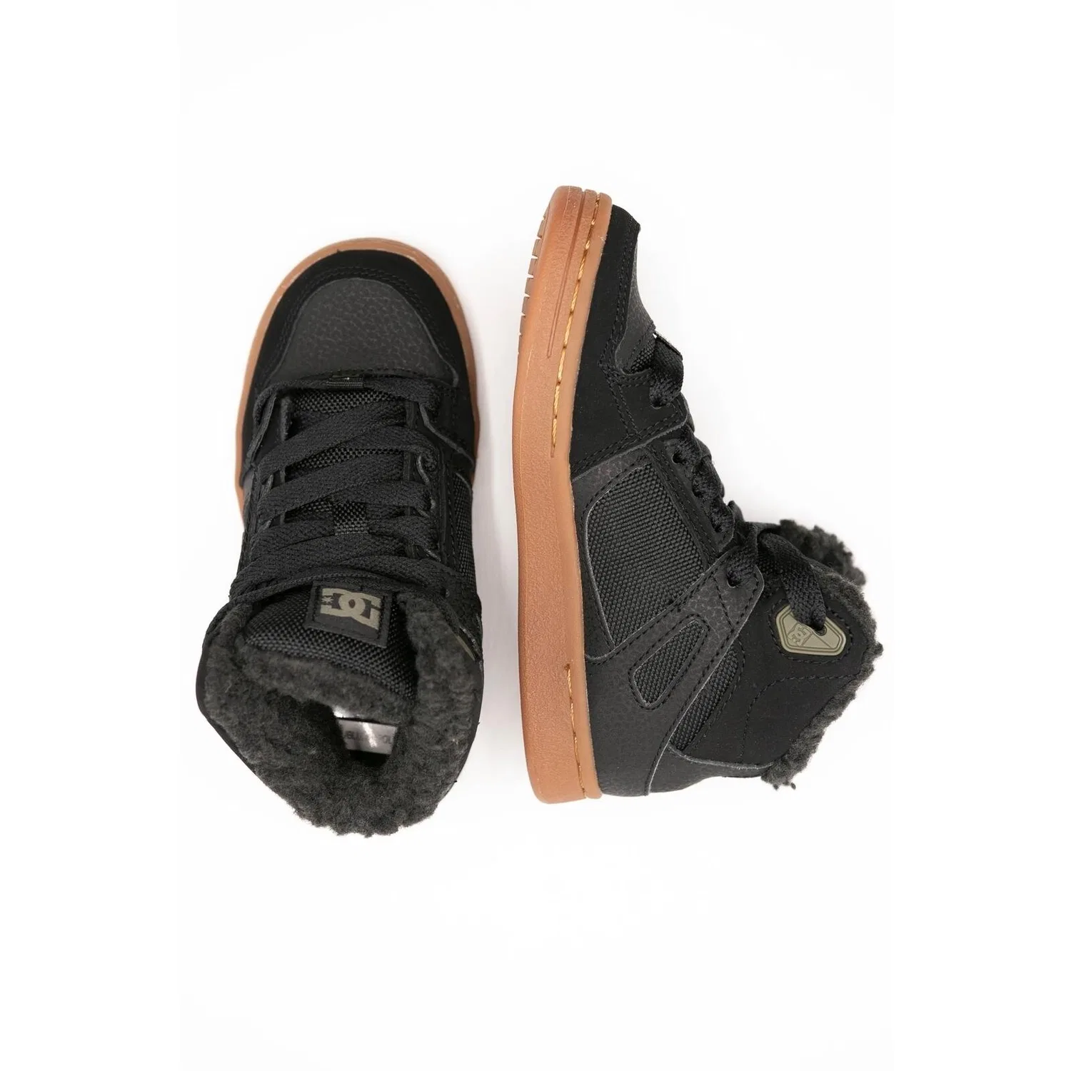 Детские ботинки DC Shoes Pure High Top Wnt, Schwarz — фото 2