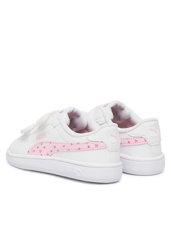 Кроссовки Puma Smash 3.0 Hearty V Inf Puma, белый — фото 3
