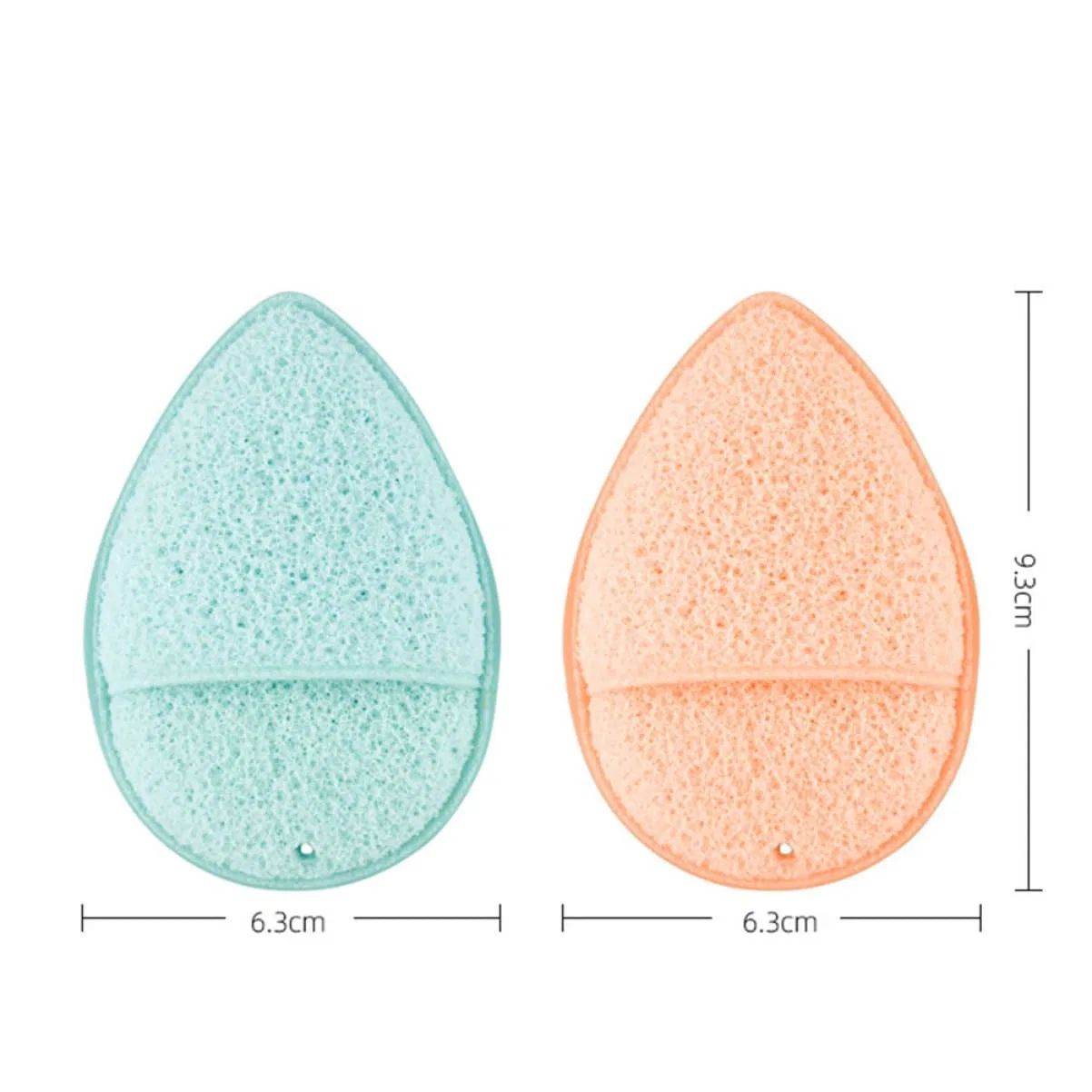 Подушечки для умывания, NIYANGLE, 2 шт, 9.3x6.3x2 см, Sortierte Farbe — фото 2
