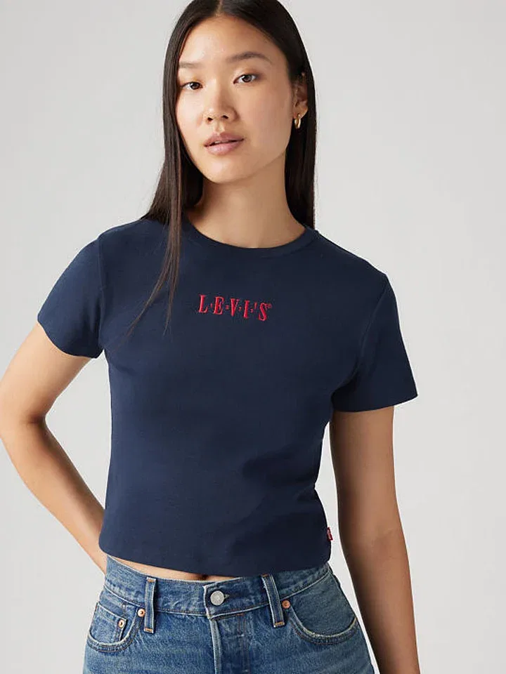 Футболка с круглым вырезом Levi's, Dark Blue — фото 4