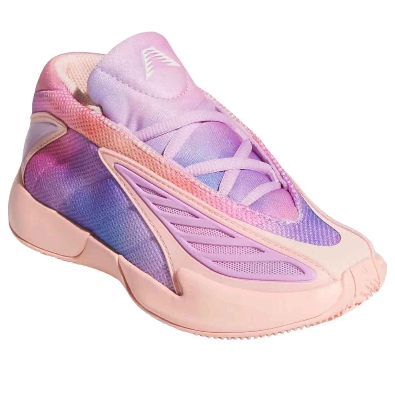 Детские кроссовки с текстильным верхом AE 2 '3SSB' adidas, Haze Coral/Bliss Lilac/Zero Metallic — фото 2