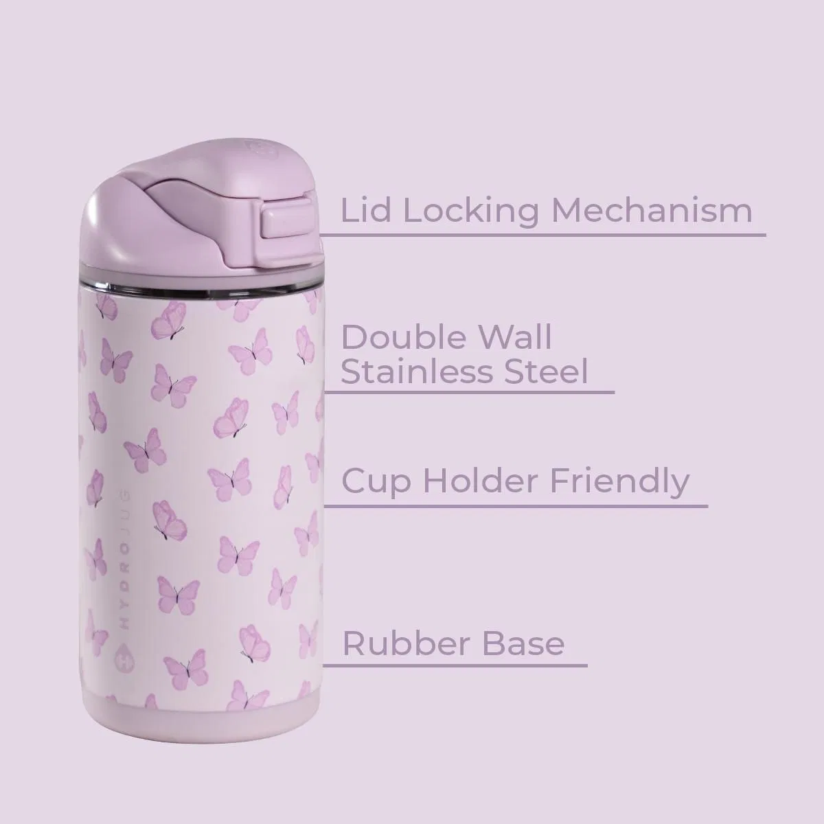 Детская бутылка для воды 0,41 л с трубочкой и поильником Ease2o HydroJug, Flutter — фото 2
