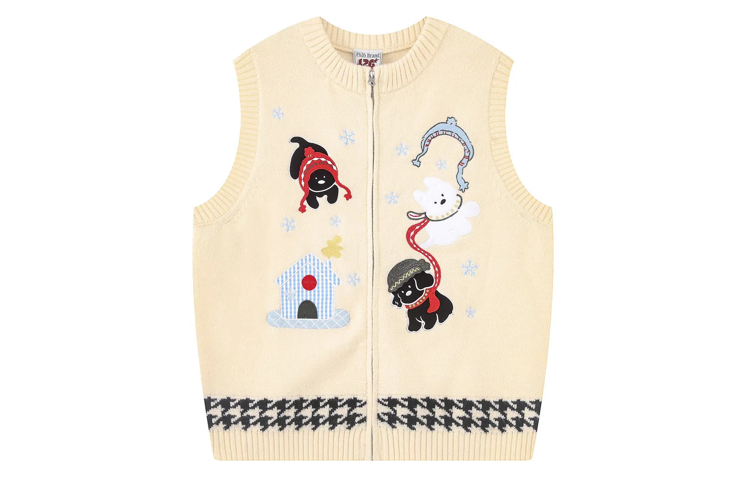 Детский свитер с круглым вырезом Cardigan, F426, Beige