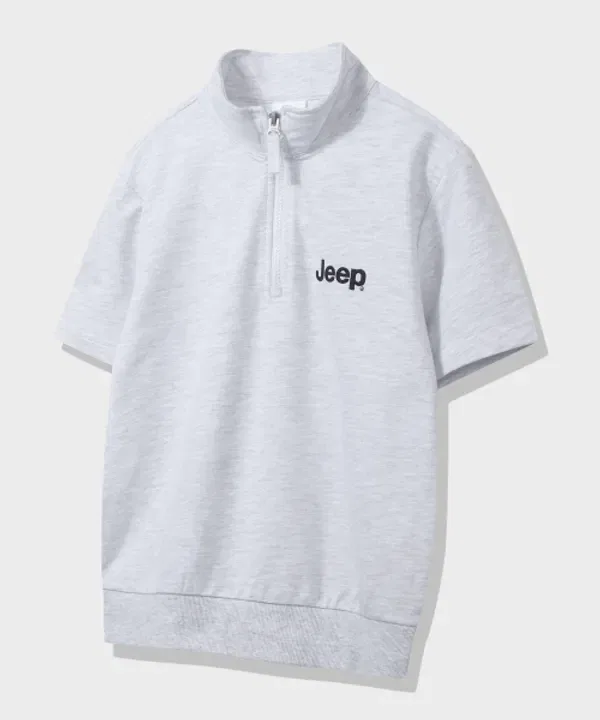 Футболка с круглым вырезом, Mountain, Jeep Kids, белый — фото 3