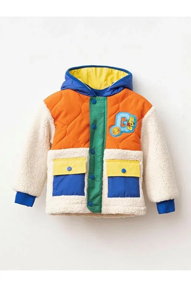 Детское пальто для девочек с принтом Basics Mayakids, Multicolor