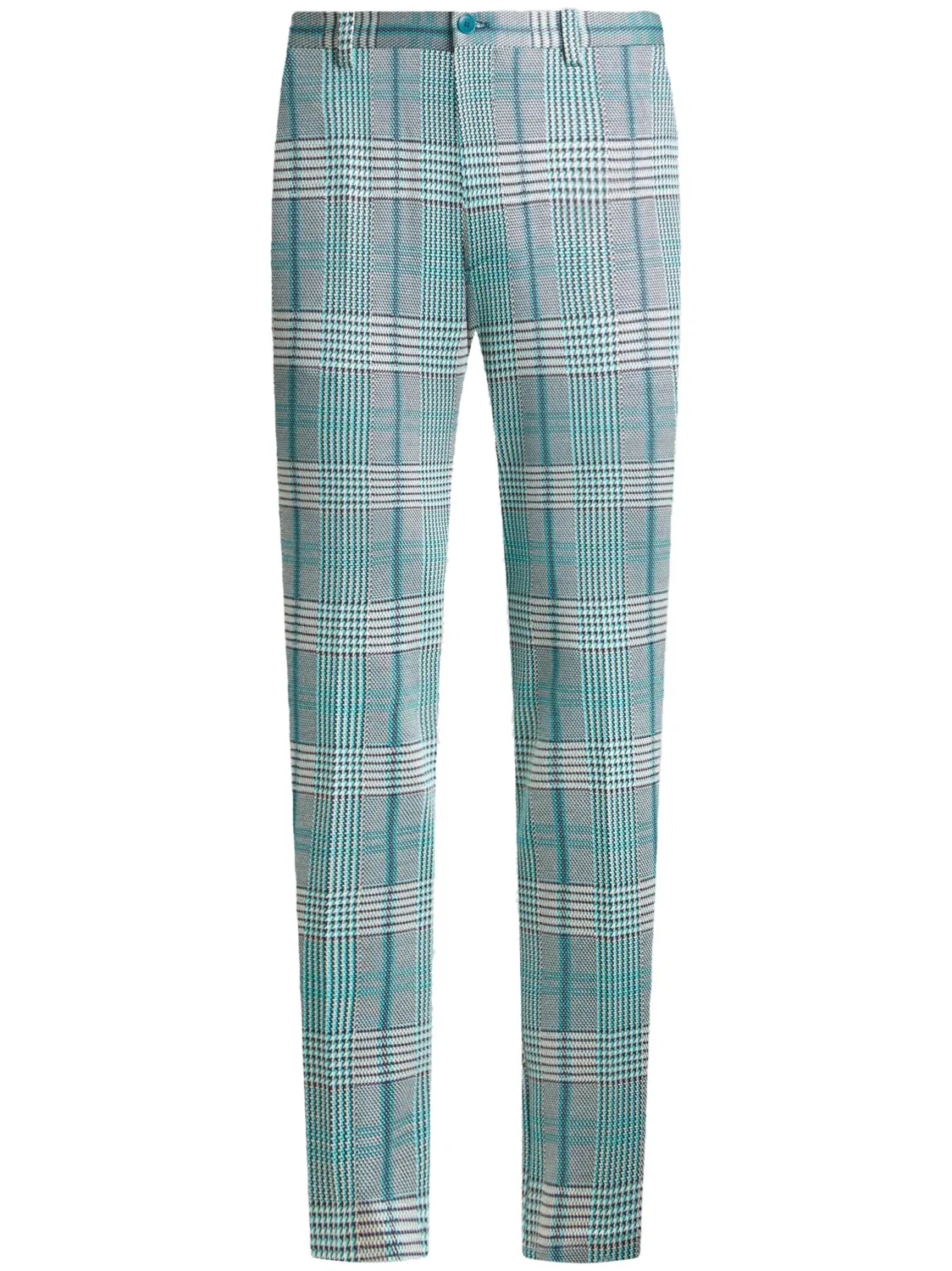 Прямые брюки из вискозы и полиамида ETRO, синий